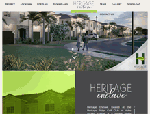 Tablet Screenshot of heritageenclave.com